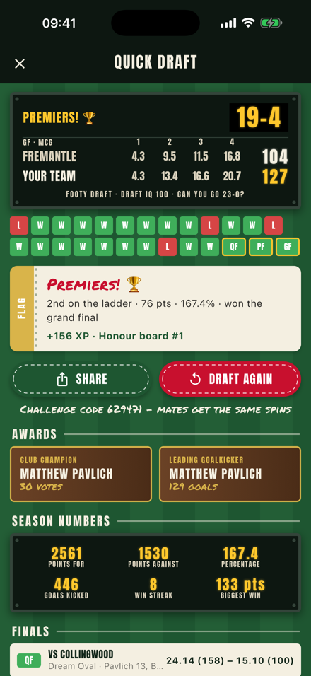Footy Draft screenshot 3