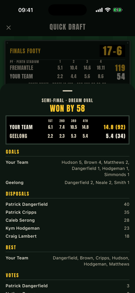 Footy Draft screenshot 4